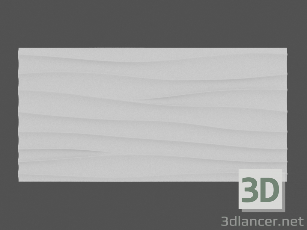 3d model 3D panel Breeze - preview