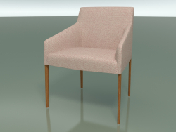 Armchair 2702 (with fabric upholstery, Teak effect)
