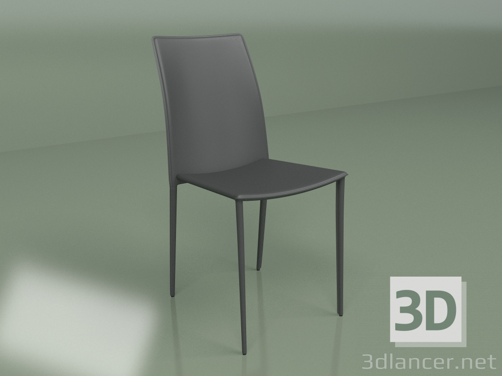 modello 3D Sedia Grand Grey - anteprima