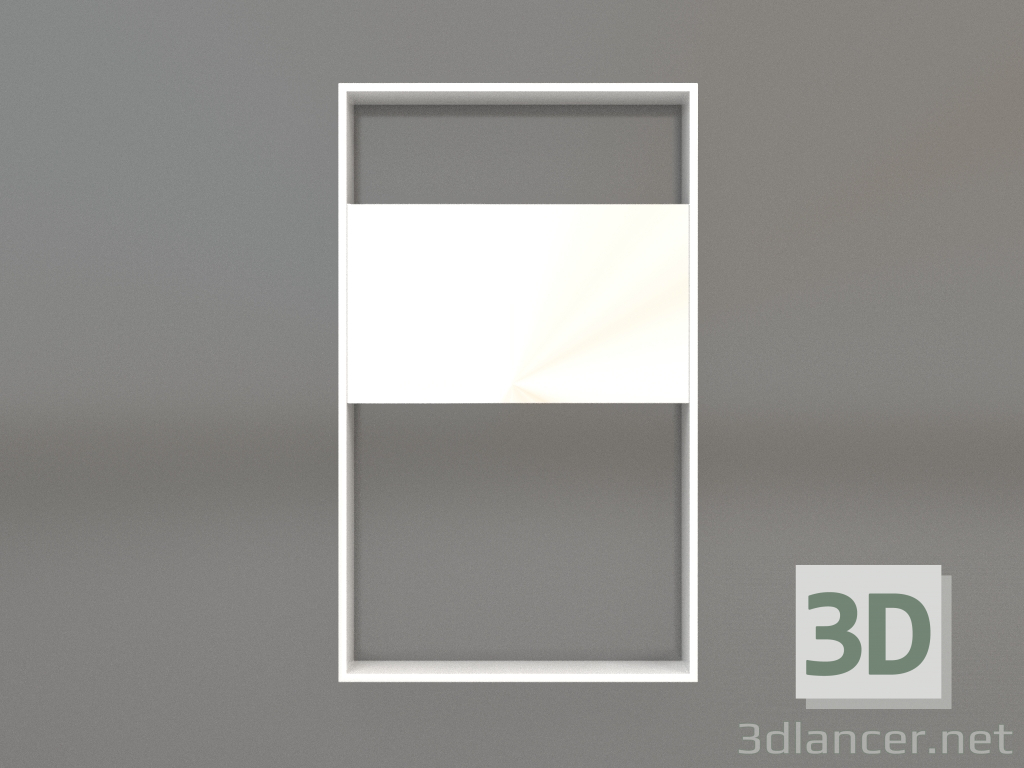 3D modeli Ayna ZL 08 (450х750, beyaz) - önizleme