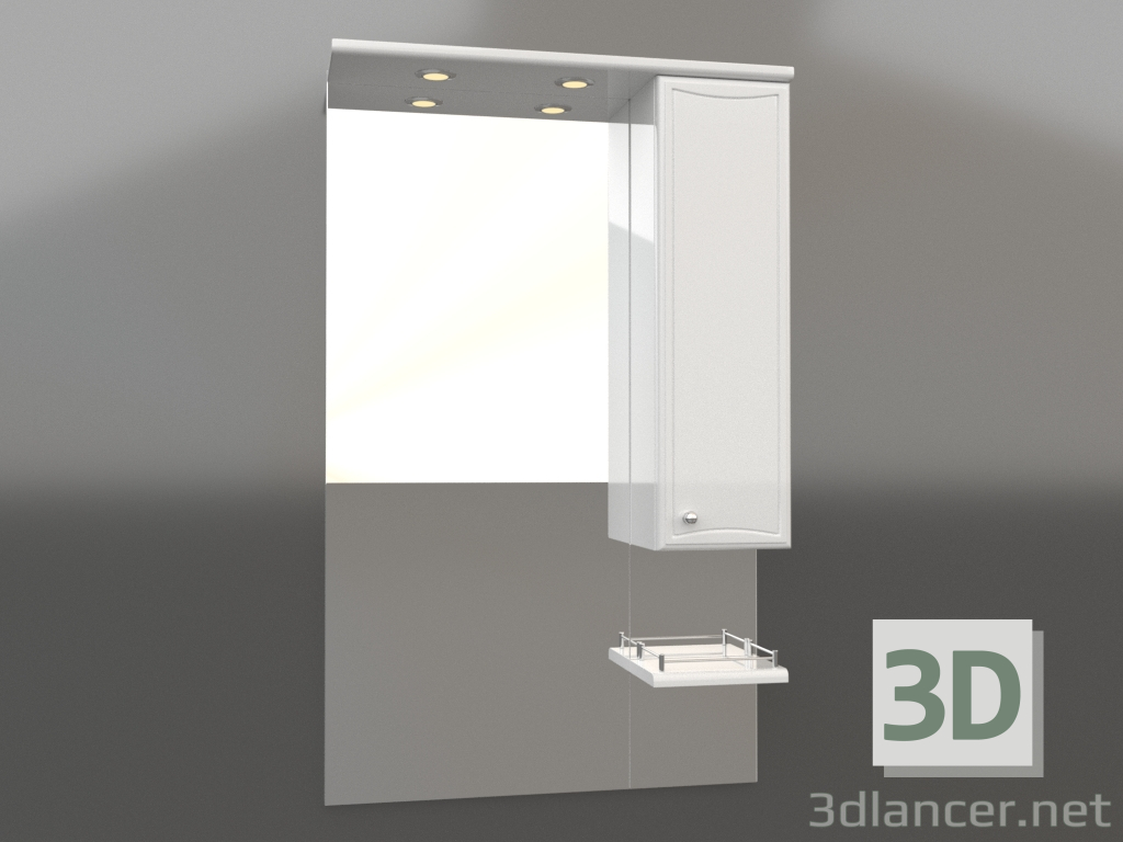 modello 3D Specchio 60 cm (Ba.02.06) - anteprima