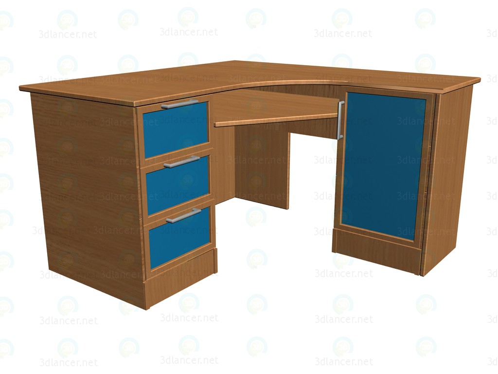 3d model Corner desk K715 - preview