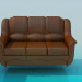 3D Modell Sofa mit Sessel - Vorschau