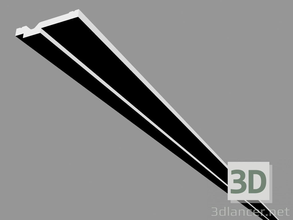 modèle 3D Corniche SC161 (200 x 1,3 x 6,9 cm) - preview