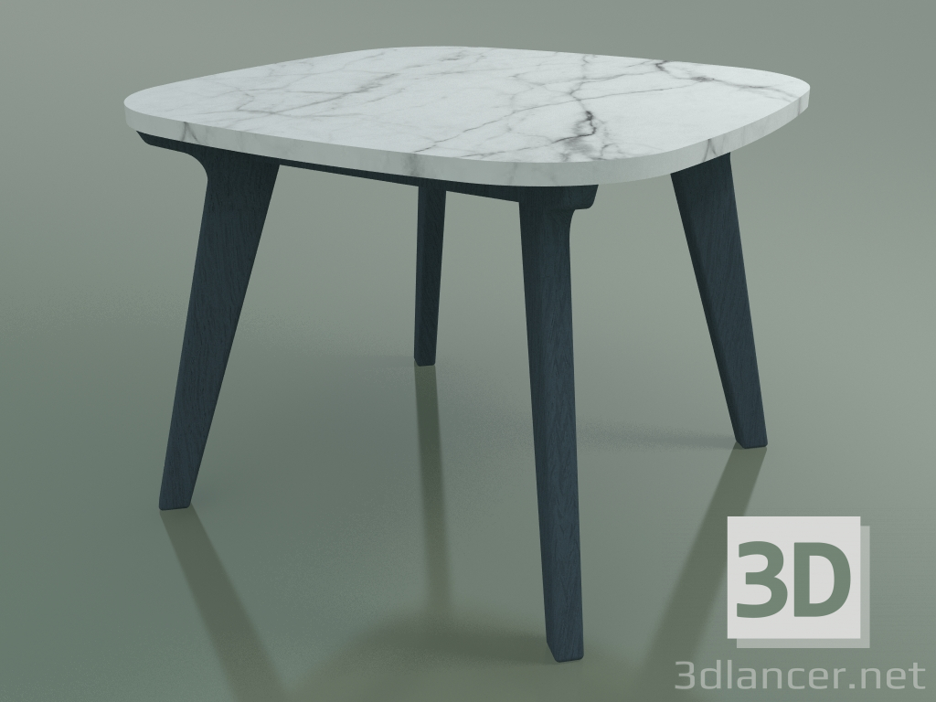 3d model Dining table (232, Marble, Blue) - preview
