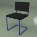 modèle 3D Chaise de travail (bleu) - preview