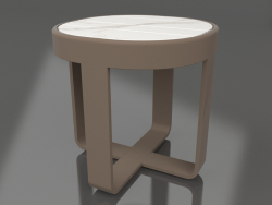 Round coffee table Ø42 (DEKTON Aura, Bronze)