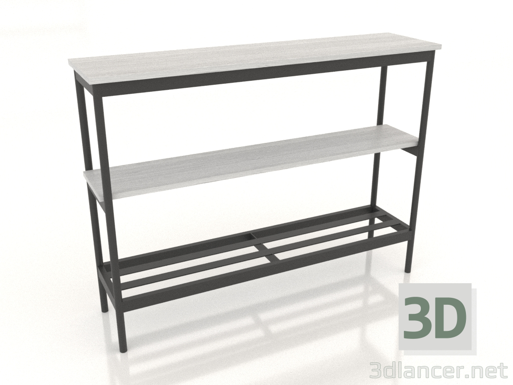 modèle 3D Console 1200x300 mm (blanc RAL 9010) - preview