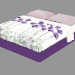 3d модель Кровать двуспальная с секцией для хранения Sommier – превью