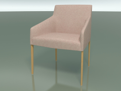 Armchair 2702 (with fabric upholstery, Natural oak)