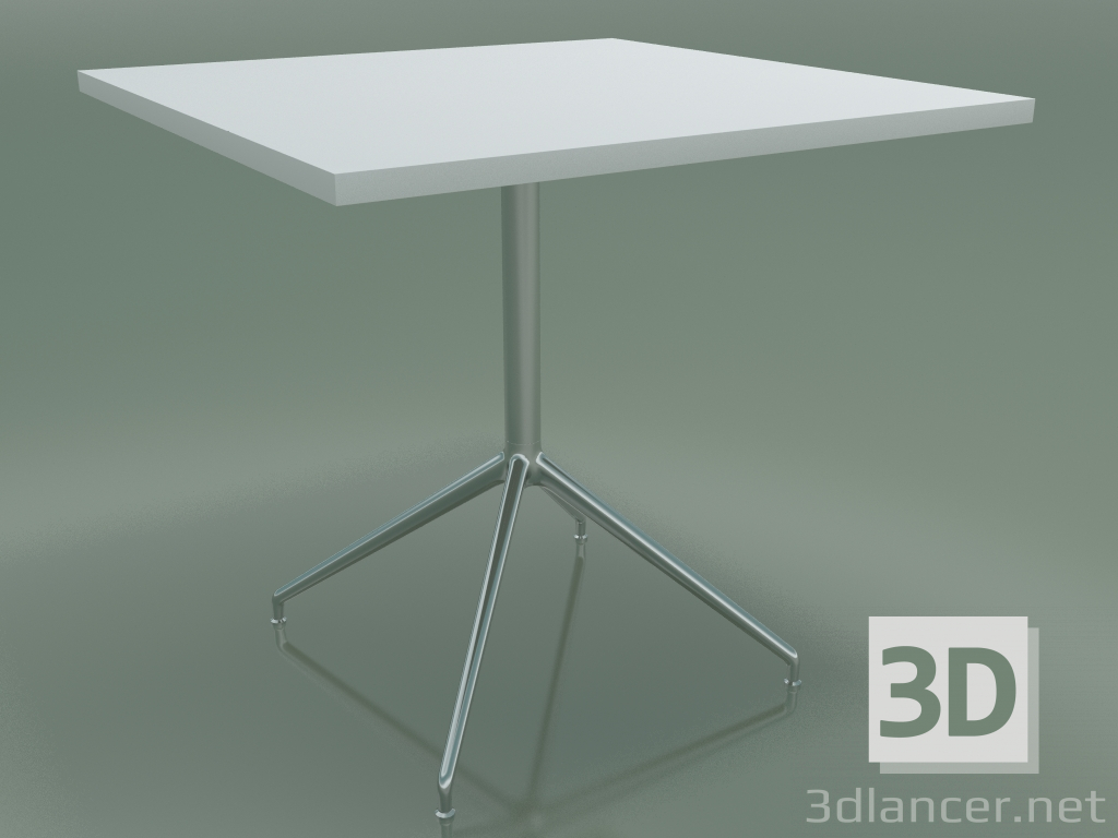 3d модель Стол квадратный 5708, 5725 (H 74 - 79x79 cm, разложенный, White, LU1) – превью