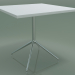 modèle 3D Table carrée 5708, 5725 (H 74 - 79x79 cm, étalée, Blanc, LU1) - preview