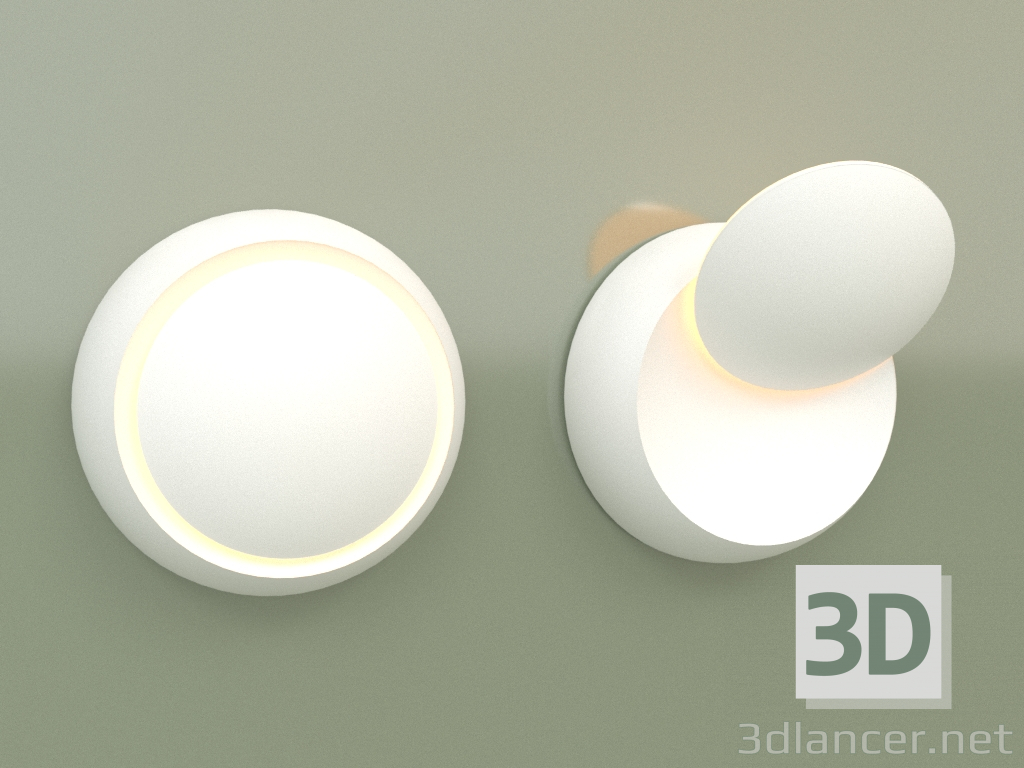 3d model Wall lamp 6100 WH 5W - preview