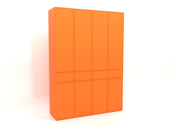 Wardrobe MW 03 paint (2000x580x2800, luminous bright orange)