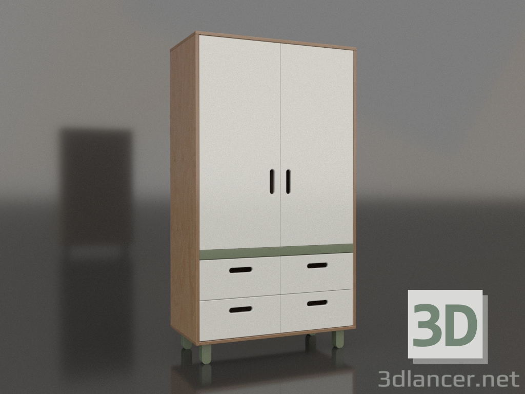 3d model Wardrobe closed TUNE HB (WGTHBA) - preview