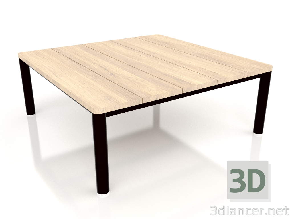 3d модель Стол журнальный 94×94 (Black, Iroko wood) – превью