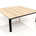 modèle 3D Table basse 94×94 (Noir, bois Iroko) - preview