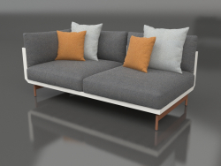 Módulo de sofá, seção 1 esquerda (cinza ágata)