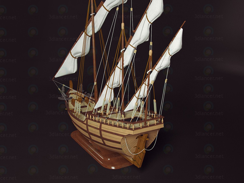 3d Ship La_Nina model buy - render 3d Ship La_Nina model buy - render