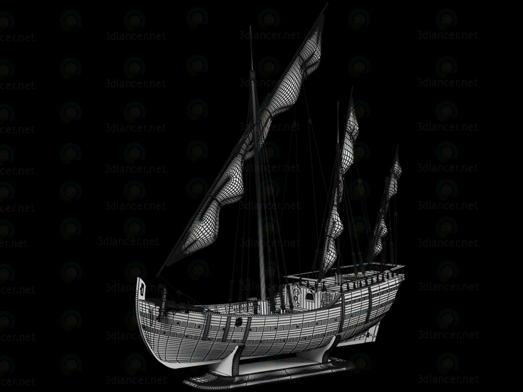 3d Ship La_Nina model buy - render 3d Ship La_Nina model buy - render