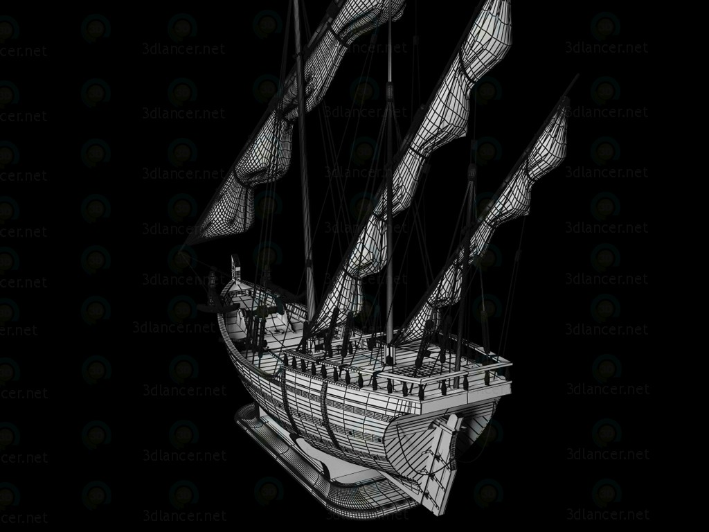 3d Ship La_Nina model buy - render 3d Ship La_Nina model buy - render