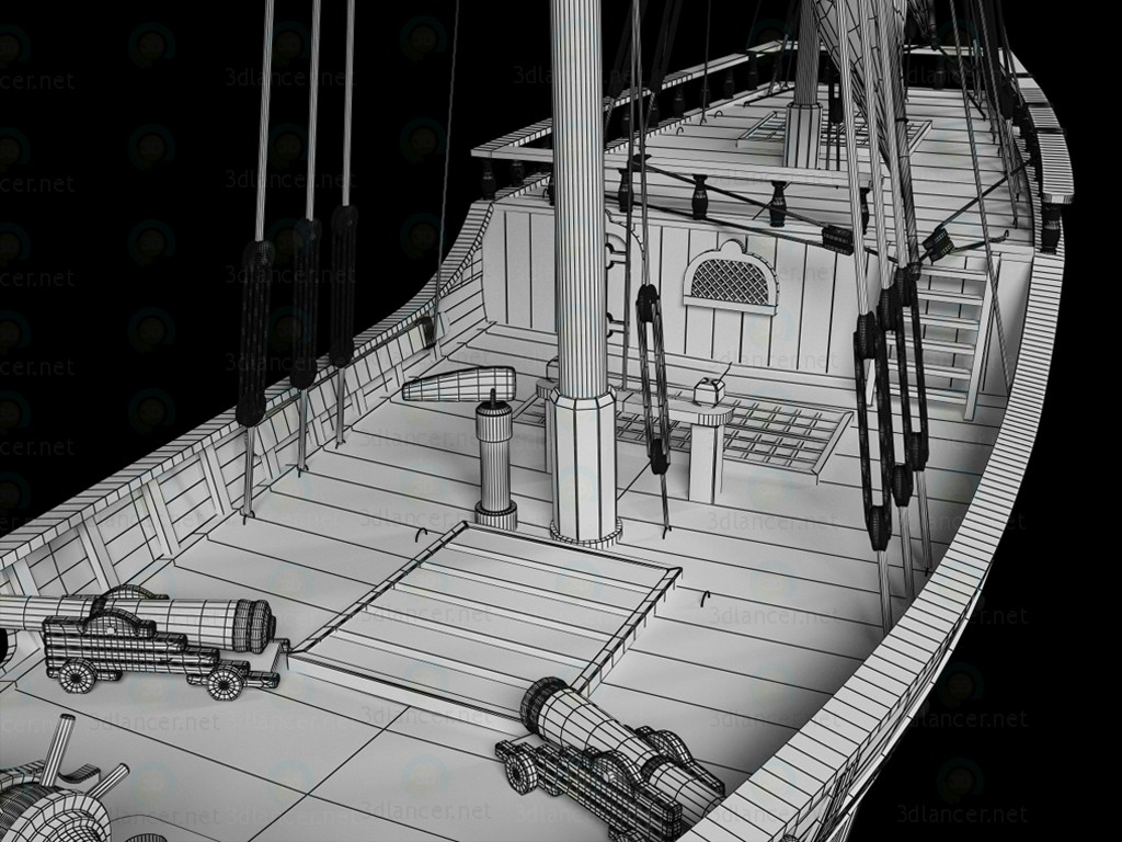 3d Ship La_Nina model buy - render 3d Ship La_Nina model buy - render