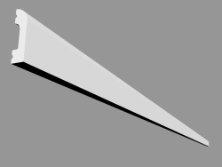 Sockel (Gesims) DX182-2300 - CASCADE (230 x 5 x 1,3 cm)