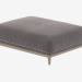 Modelo 3d Módulo de pufe para sofá de sofá 1240x940mm (art.915) - preview