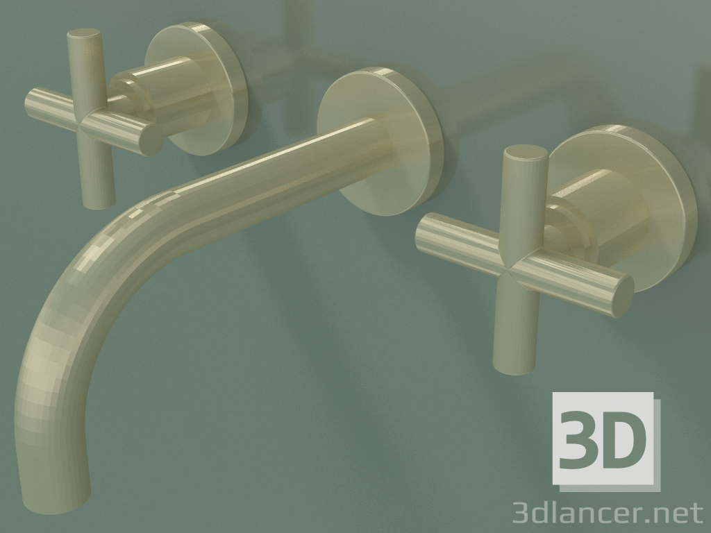 3d model Wall-mounted washbasin mixer without waste set (36 707 892-280010) - preview