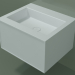3D Modell Waschbecken mit Schublade (06UC32401, Gletscherweiß C01, L 60, P 50, H 36 cm) - Vorschau