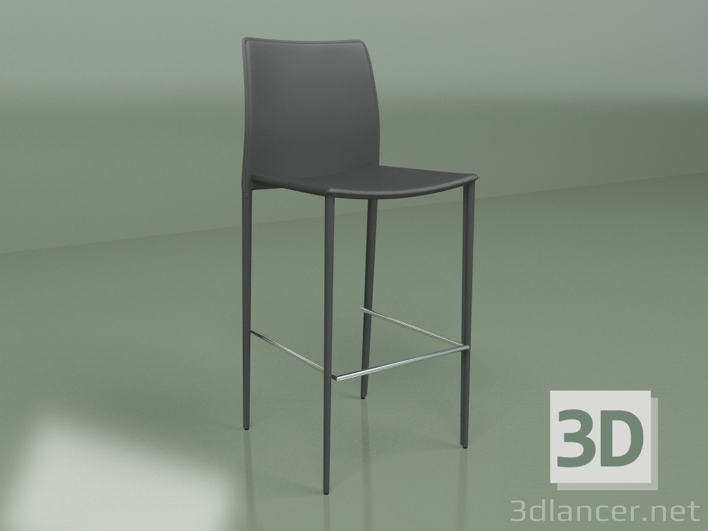 3 डी मॉडल सेमी-बार कुर्सी ग्रैंड ग्रे - पूर्वावलोकन