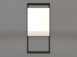 Espelho ZL 08 (450x1000, madeira castanho escuro)