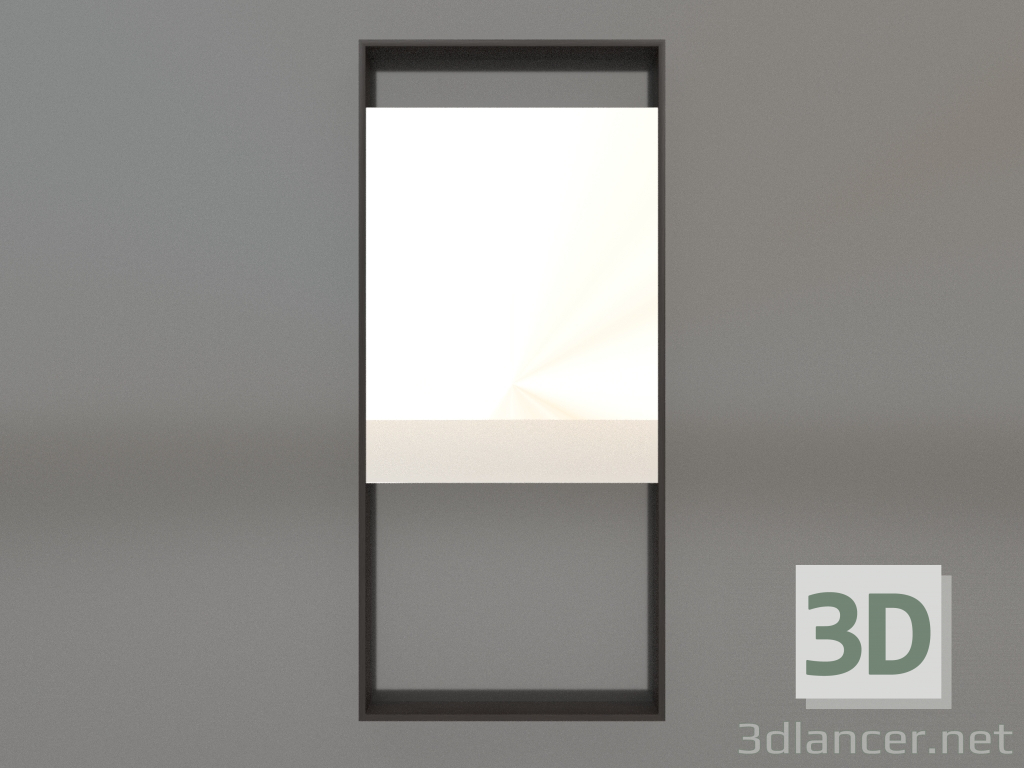 Modelo 3d Espelho ZL 08 (450x1000, madeira castanho escuro) - preview