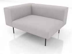 1-Sitzer-Sofamodul mit Armlehne links