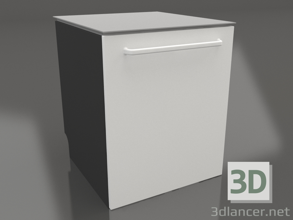 3D modeli Dolap 60 cm (beyaz) - önizleme