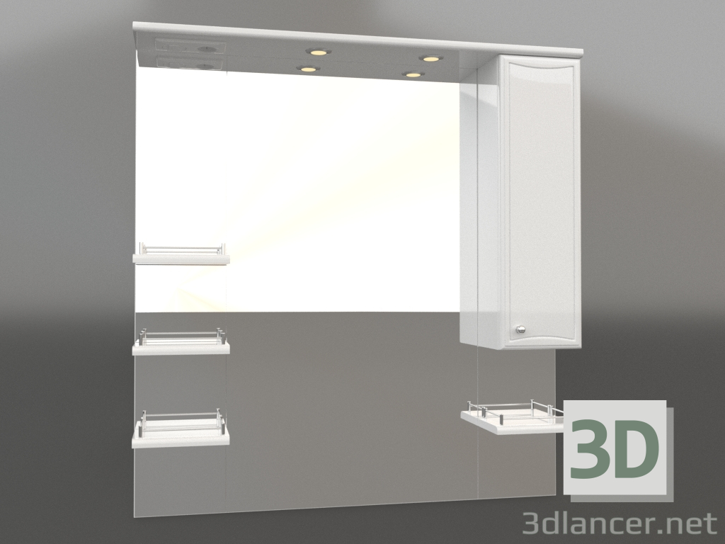 3d model Mirror 100 cm (Ba.02.10) - preview