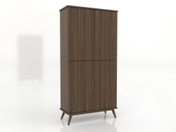 Dolap 5 1000x450x2000 mm (açık dişbudak ceviz)