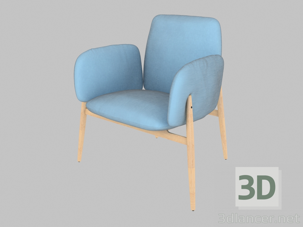 3d модель стілець Torii – превью