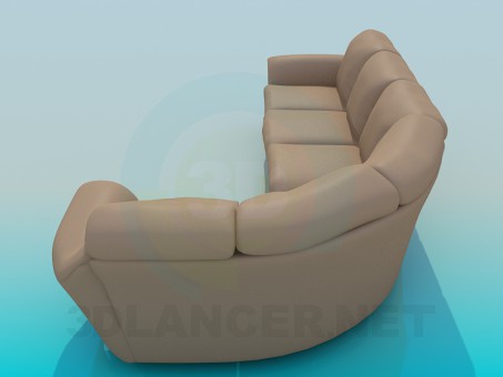 modelo 3D Sofá - escuchar modelo 3D Sofá - escuchar