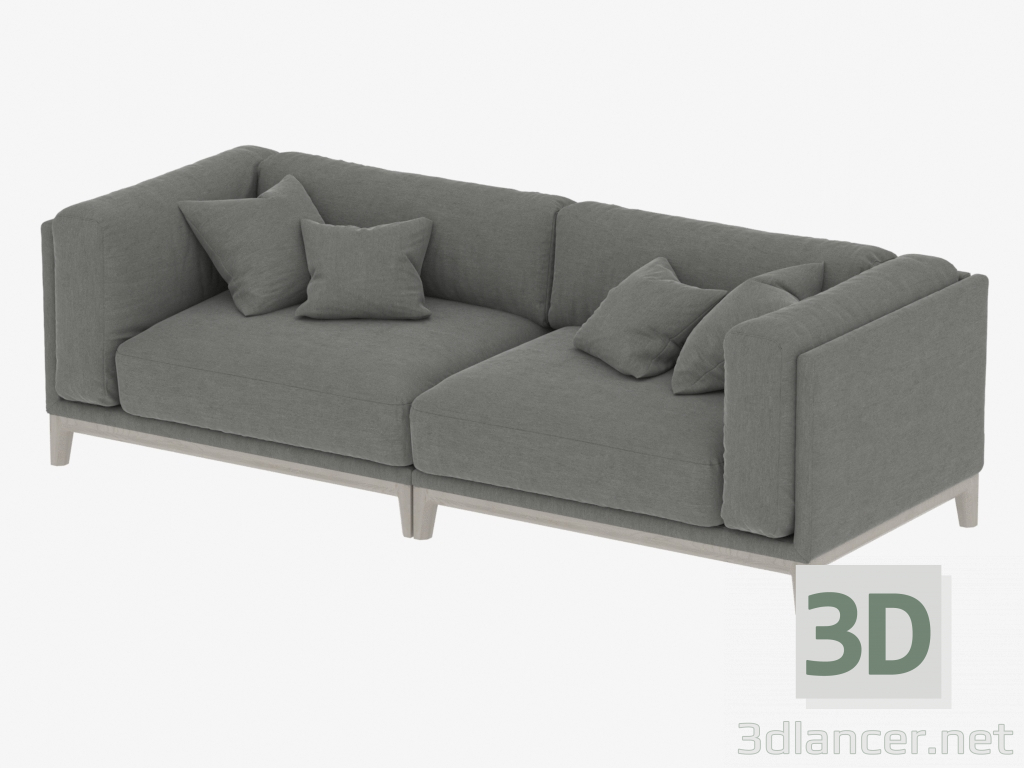 3d model Modular sofa 2500mm CASE (art 901-902) - preview