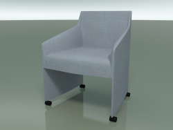 Armchair 2725 (with fabric upholstery, on casters)