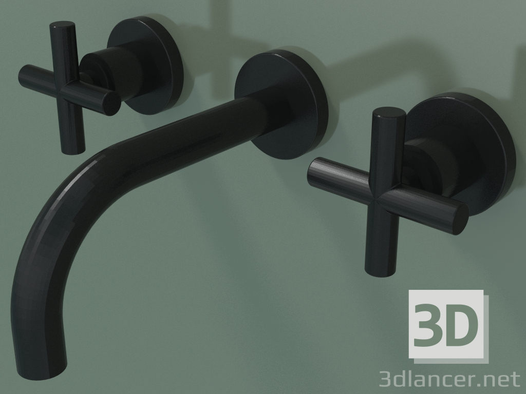 modèle 3D Mitigeur lavabo mural sans garniture de vidage (36707892-330010) - preview