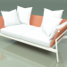 3d model Sofa 002 (Metal Milk, Batyline Orange) - preview