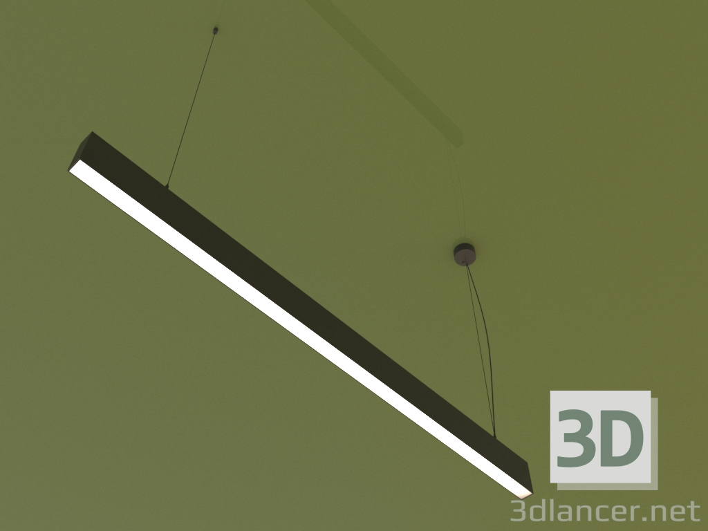 modello 3D Corpo illuminante LINEAR P9035 (1250 mm) - anteprima