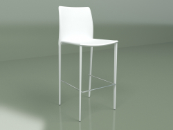 Semi-bar chair Grand White
