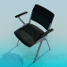 3 डी मॉडल कुर्सी armrests के साथ - पूर्वावलोकन
