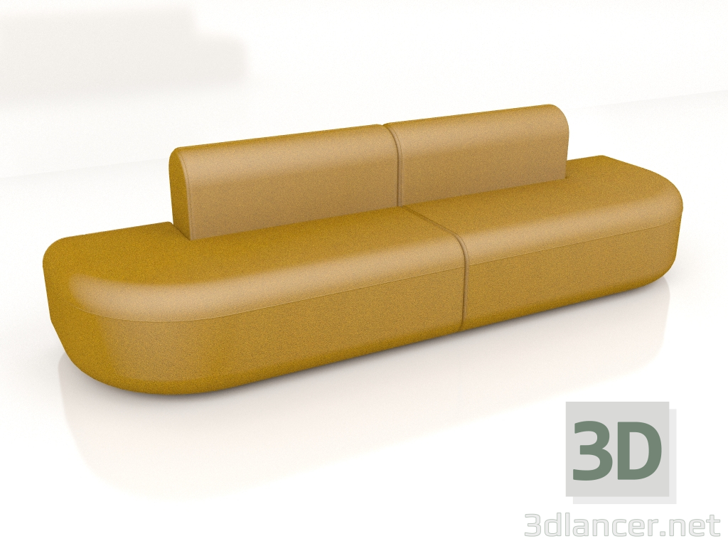 3D Modell Sofa Artiko Einzelsofa AT24 (2841x770) - Vorschau