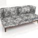 3d model Sofa with high back Caracalla 215x96x88 - preview