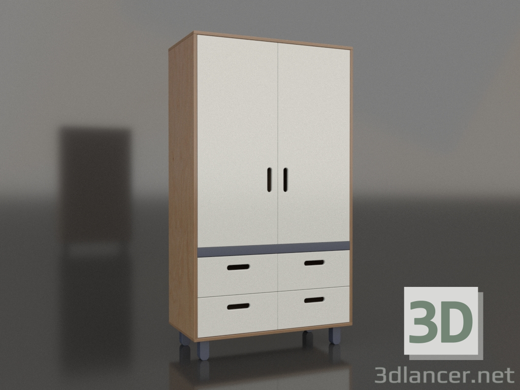 3d model Wardrobe closed TUNE HB (WITHBA) - preview