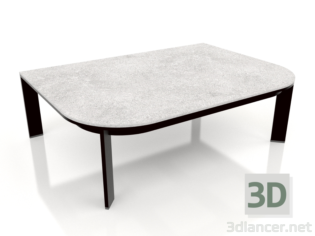 3 डी मॉडल साइड टेबल 60 (काला) - पूर्वावलोकन